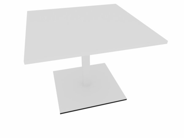 Schreibtisch REISS NOVO 1000x1000 / H740 mm quadratische Tischplatte