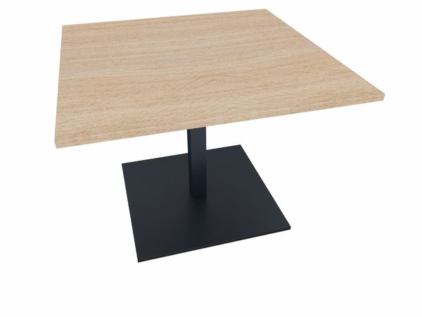Schreibtisch REISS NOVO 1000x1000 / H740 mm quadratische Tischplatte