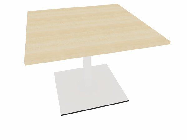 Schreibtisch REISS NOVO 800x800 / H680-1120 mm quadratische Tischplatte